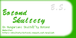botond skultety business card